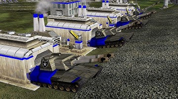 GENERAL IRONSIDE vs 7 USA BOSS - Command & Conquer Generals Apocalyptic