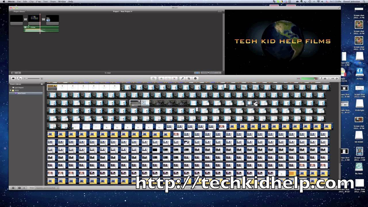 How to Add Intros and Outros in iMovie 11 (Spinning Globe Effect) YouTube