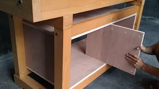 Make A Workbench Cabinet - DIY Woodworking