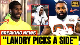 BREAKING: Jarvis Landry SPEAKS on Shedeur Sanders vs Deshaun Watson QB WAR!