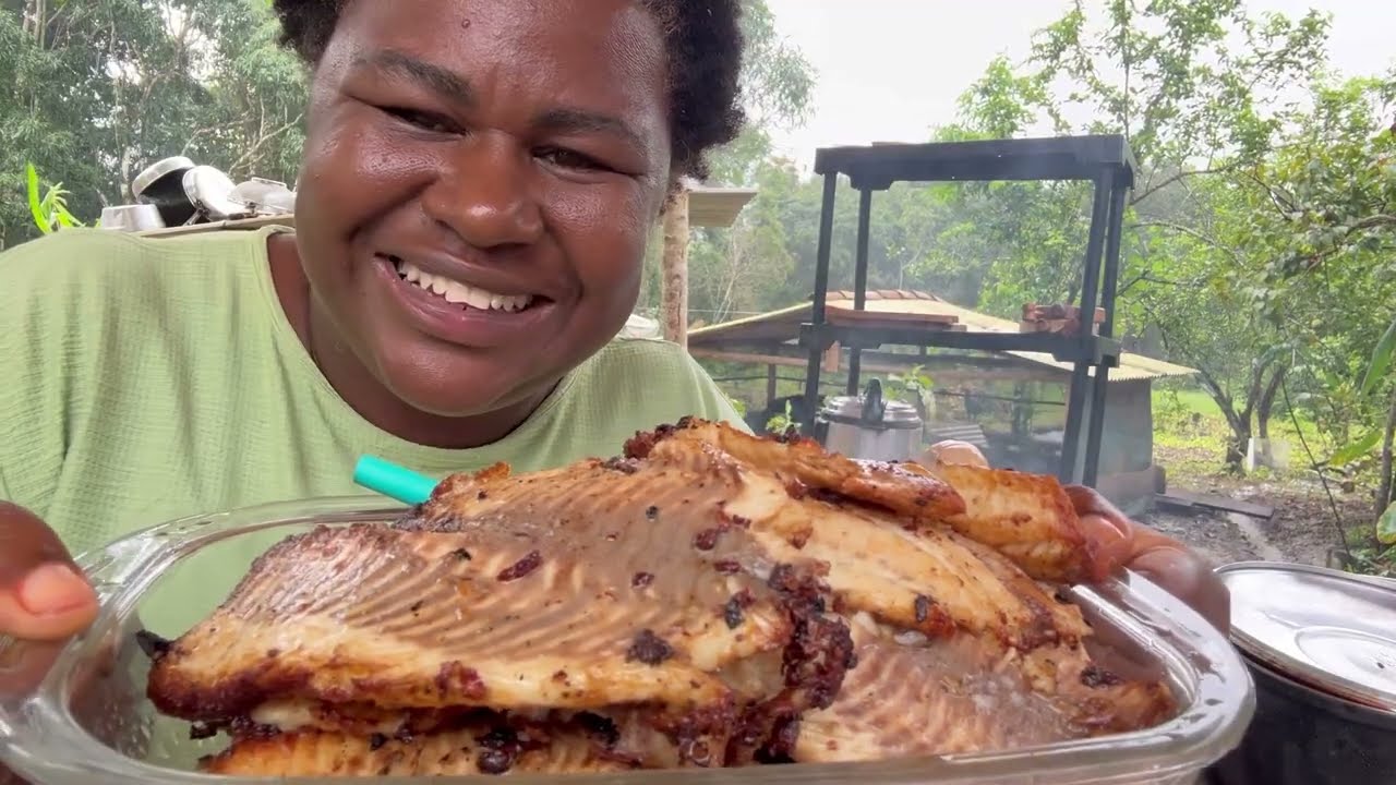 ALMOÇO SIMPLES PEIXE COM PURÊ DE ABÓBORA