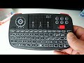 Rii i4 Mini Wireless Multimedia Keyboard with Scroll Wheel Unboxing &amp; Review - Android PS4 PS5 X Box