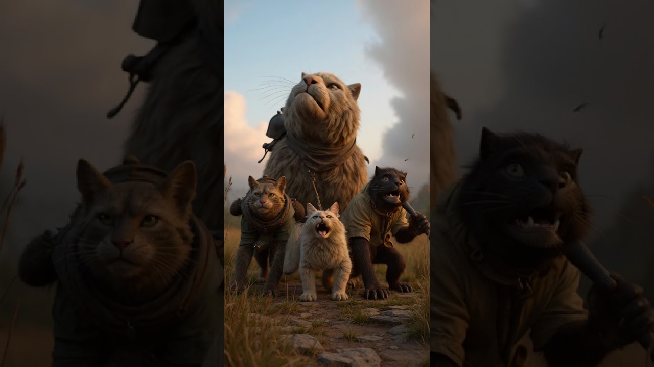 "Viral Animal Meltdown: Lions, Monkeys,  in Fury!"