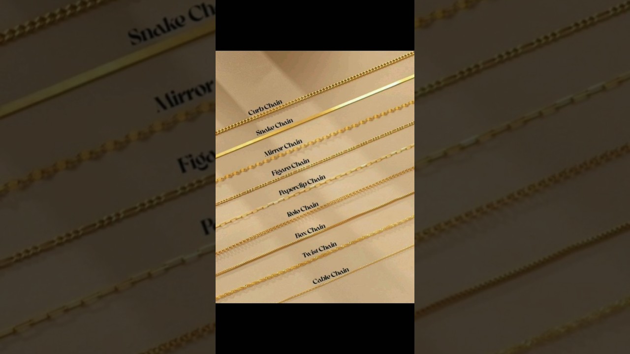 Different 10 types of gold chains | ⛓️ chain | gold chains.....