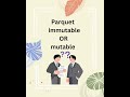 Databricks Tricky Questions Most People Fail #parquet #immutable #mutable explanation in #telugu