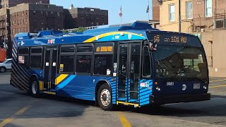 MTA Bus Company: 2023 Novabus LFS Conehead #9081 on the Q8 @ 165th Street Bus Terminal! | 06/17/24
