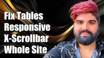 Fix Bootstrap 3 Table-Responsive Issue: X-Scrollbar on Whole Site