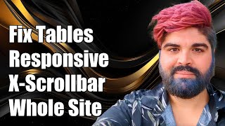 Fix Bootstrap 3 Table-Responsive Issue: X-Scrollbar on Whole Site