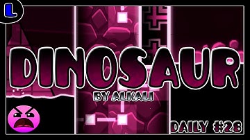 [2.1][Daily Level #27] Dinosaur - by Alkali - Lazy Geometry Dash