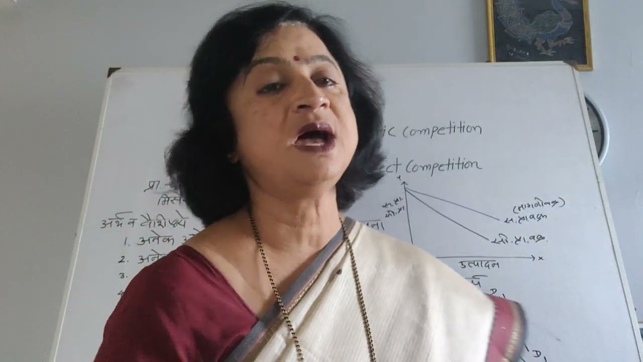 मक्तेदारीयुक्त स्पर्धा/अपूर्ण स्पर्धा Monopolistic Competition/Imperfect Competition 