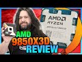 AMD Ryzen 7 9850X3D CPU Review & Benchmarks | Gaming, Power, & Thermals, ft. DDR5-4800 thumbnail