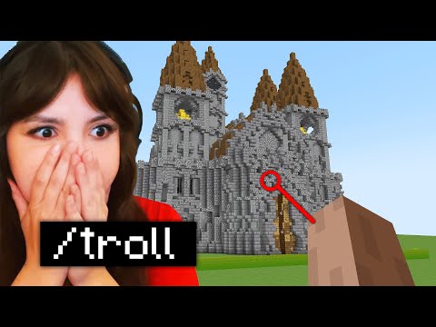 Minecraft ama Yapı Kapışmasında Kız Pro Mimarı TROLLEDİM!