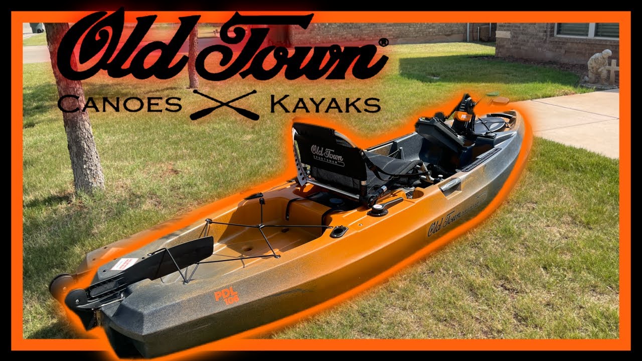 I Bought a Fishing Kayak Old Town Sportsman 106 PDL Walkthrough & Features YouTube