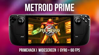 Metroid Prime on Steam Deck  I  PrimeHack Gameplay  I  Gyro Input  I  4K Widescreen + 60FPS