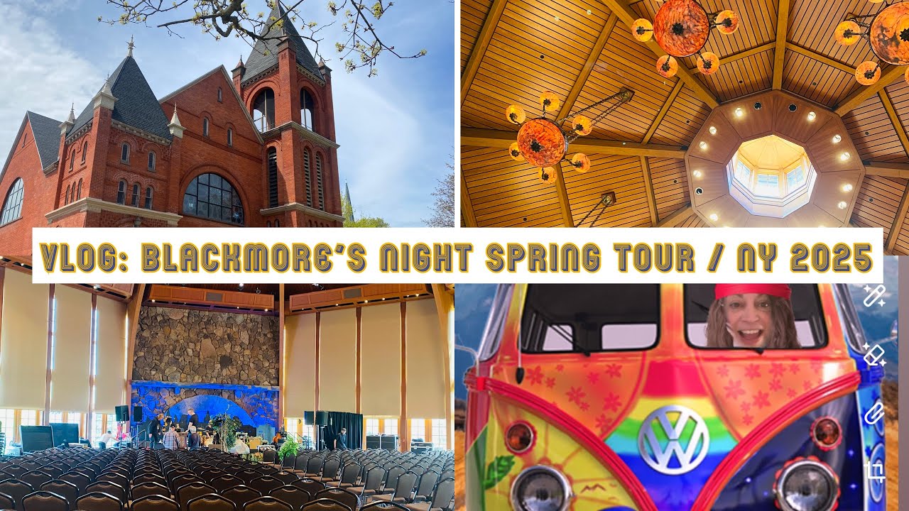 VLOG: Travel with me to Blackmore's Night Shows, Homer to Bethel, NY