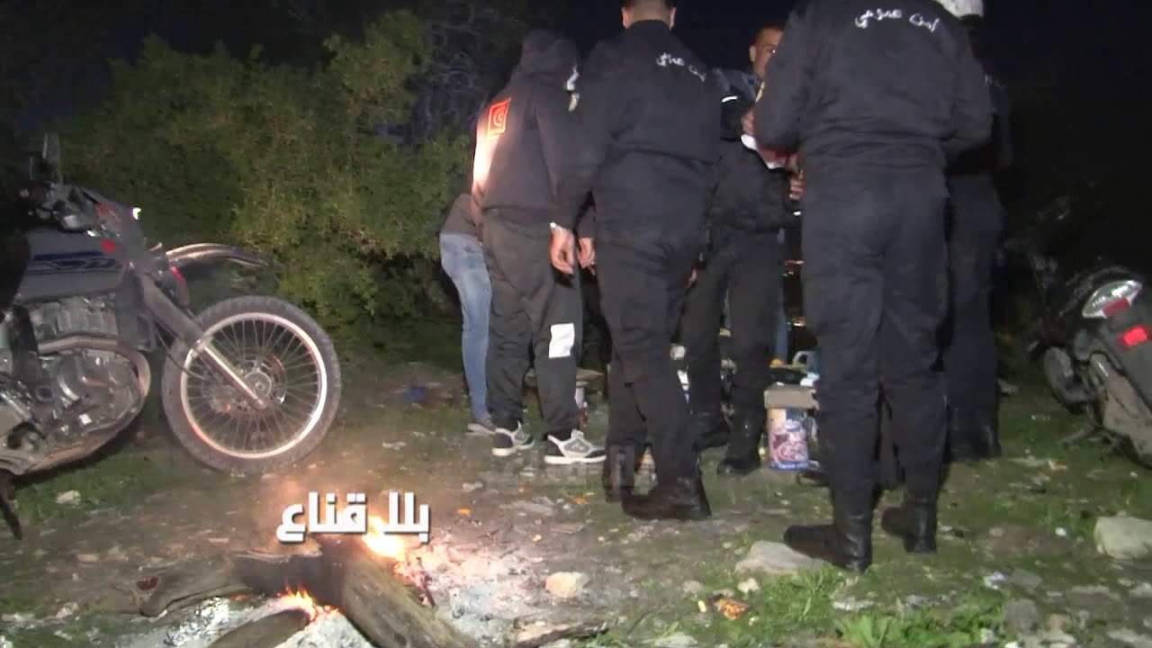 جلسة خمـ ـرية وسط الغابة يتفطن لها الأمن في االمباشر في حملة أمنية بالنقاط السوداء والأماكن العامة!!