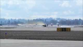 F-18 Tandem Takeoff, LOUD!!
