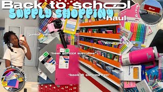 BACK TO SCHOOL SUPPLIES SHOPPING ￼+ HAUL 2025 | target, hygiene kit, vlog + more!