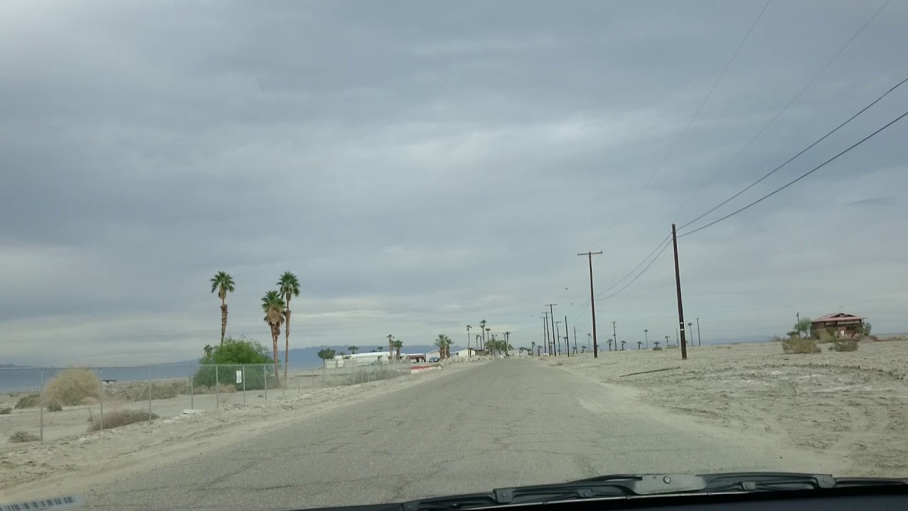 Driving Around Salton City, California YouTube