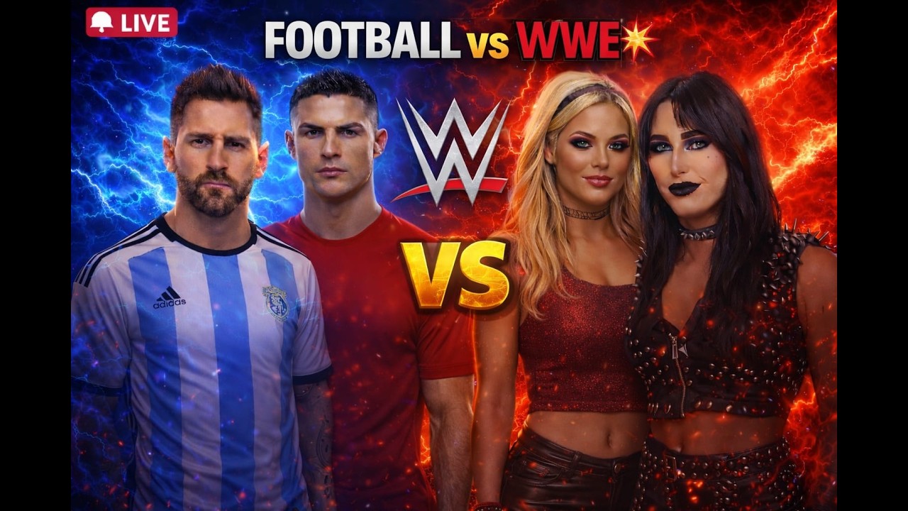 Messi & CR7 vs Rhea & Liv – LIVE FIGHT 🔥 