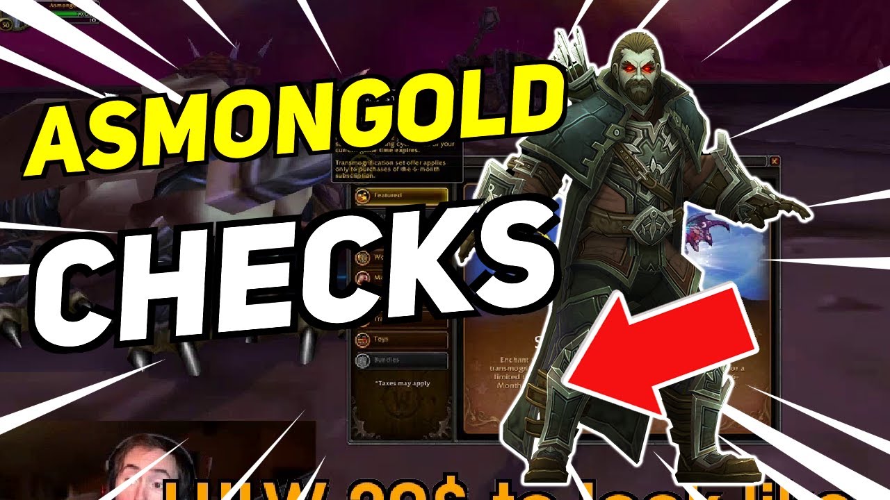 Daily World Of Warcraft Highlights: ASMONGOLD CHECKS WOW STORE