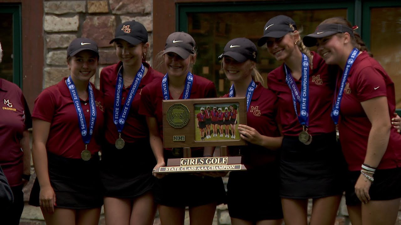 Maple Grove Girls Golf Repeats as Class AAA Champion - YouTube