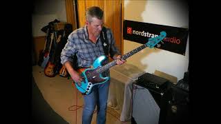 Country Gospel Groovin - Andy Irvine - Moonshine Custom Guitars Ratrod Jazz - Bergantino