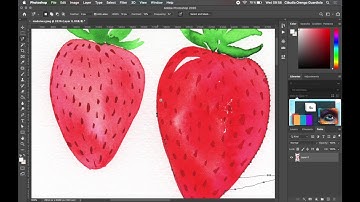 Cleaning Scanned Digital Paintings and Illustrations in Photoshop