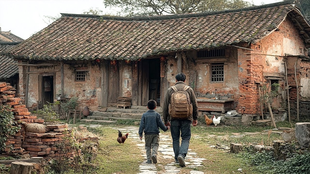 بعد زواج فاشل… أب وابنه يحولوا بيت مهجور فالغابة إلى قصر فخم متكامل 