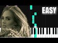 Adele - Hello | EASY Piano Tutorial