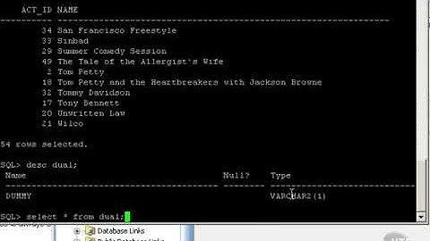 71 The DUAL Table Pseudocolumns SYSDATE