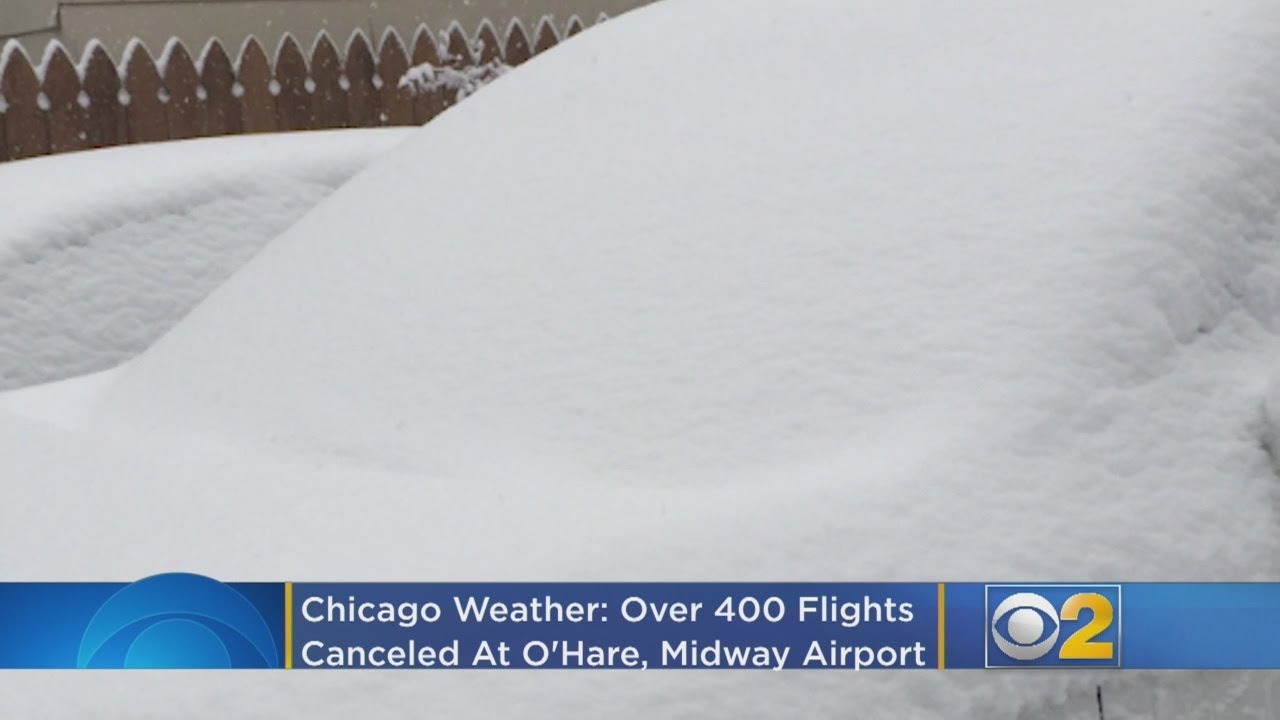 Chicago Weather: Over 200 Flights Canceled At O'Hare, Midway Airports Amid Winter Weather Advisory