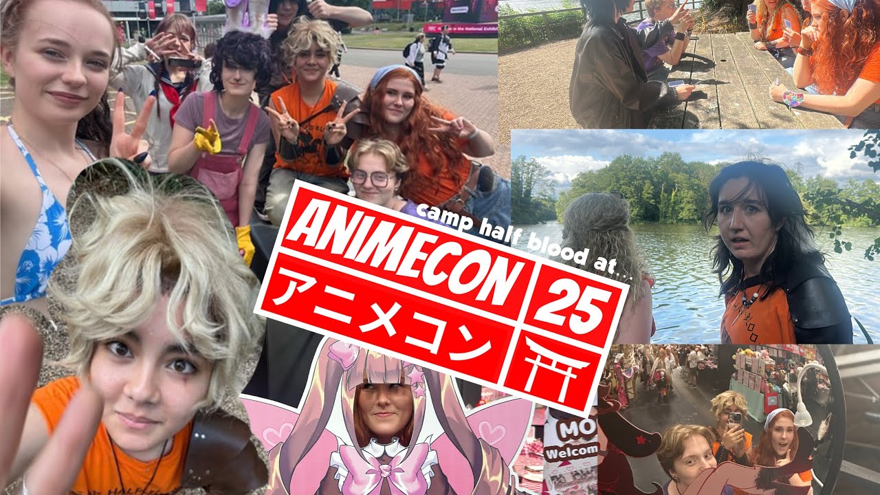 we cosplayed book characters to an anime convention?!?!?? | animecon 2025 vlog