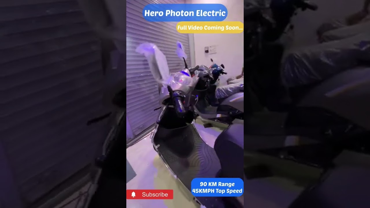 HERO PHOTON ELECTRIC CX - Grey Color | FULL VIDEO COMING SOON!