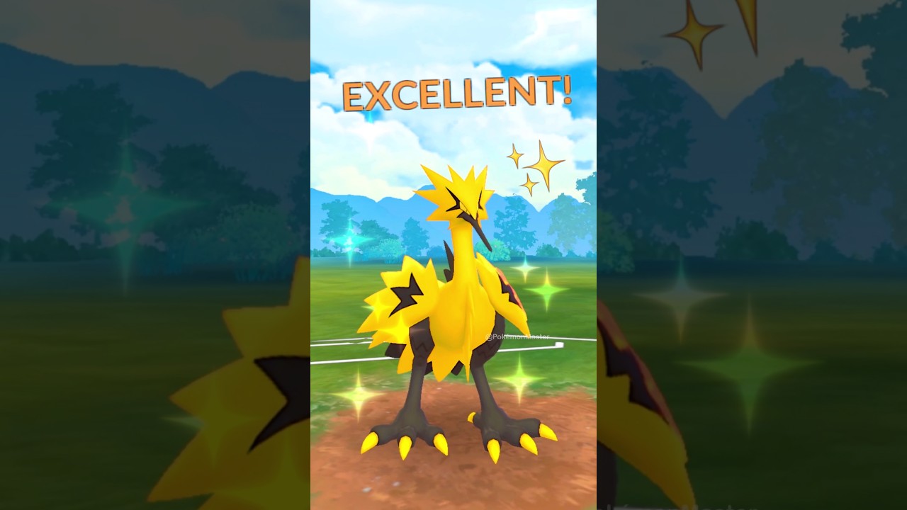 ✨ Shiny GALARIAN ZAPDOS in Pokemon GO.