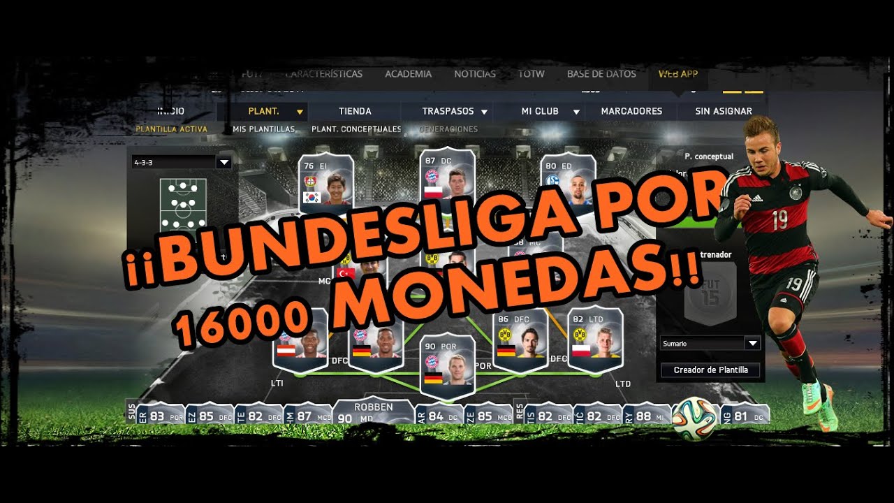 Equipazo Bundesliga por 16.000 monedas!! | RaulCheet