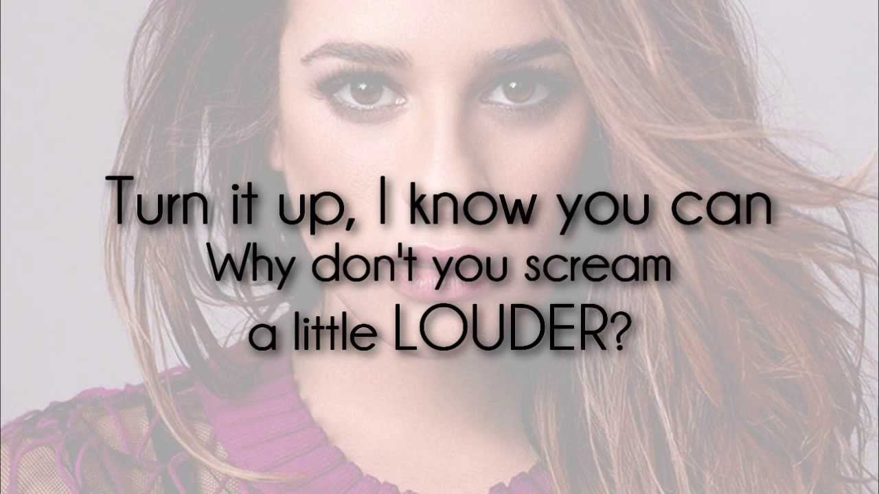Lea Michele - Louder (Lyrics) - YouTube