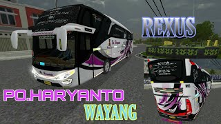 Share Bussid Mod - JB2 SHD ORI Livery Haryanto Wayang Rexus By Blah Bloh screenshot 3