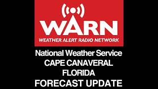 CAPE CANAVERAL - KENNEDY SPACE CENTER FLORIDA FORECAST - UPDATE
