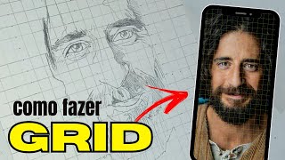 Como Fazer Esboço De Desenho - Método Grid
