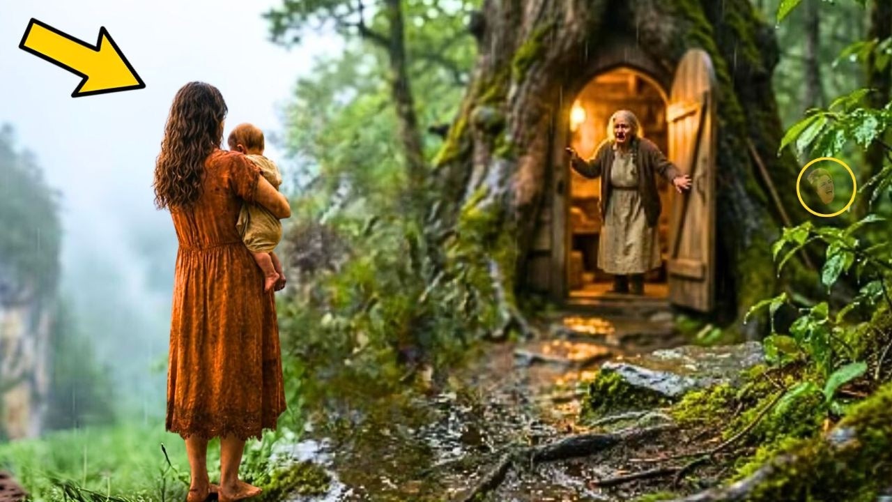 La viuda se mudó a una cueva en el árbol por orden de su abuelo — pero encontró a alguien que lo...