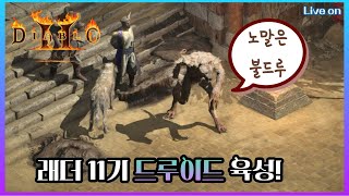(Live) 늑드루 지옥 파밍! 래더11기 #8 [디아2]