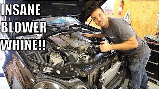 My E55 AMG Finally Broke So I Added More Boost, Blower Whine & Power! "While I Was In There."