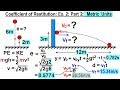 Physics - Test Your Knowledge: Momentum (10 of 20) Coeff.of Restitution Ex. 2: Part 2/2 (Metric)