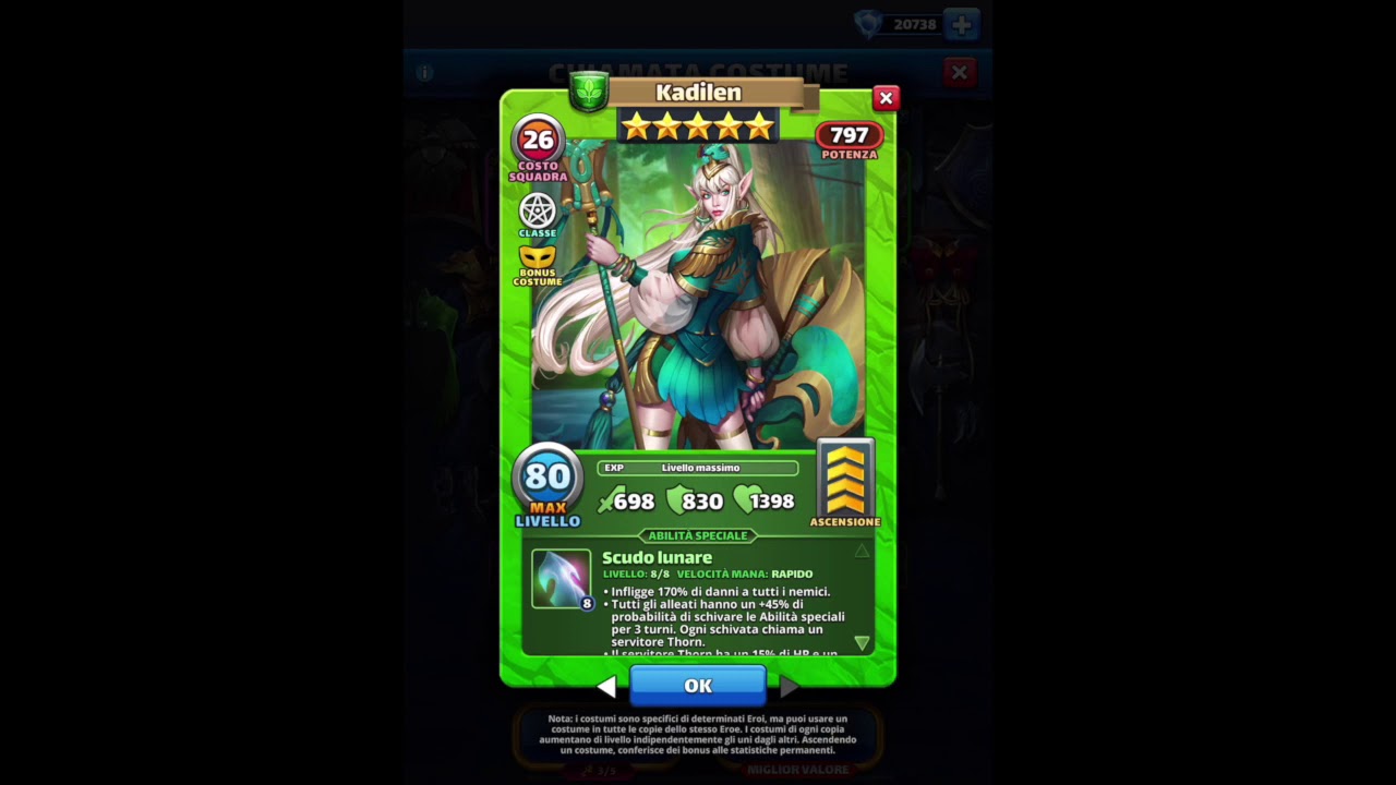 Recensione KADILEN COSTUME Empires & Puzzles ITA YouTube