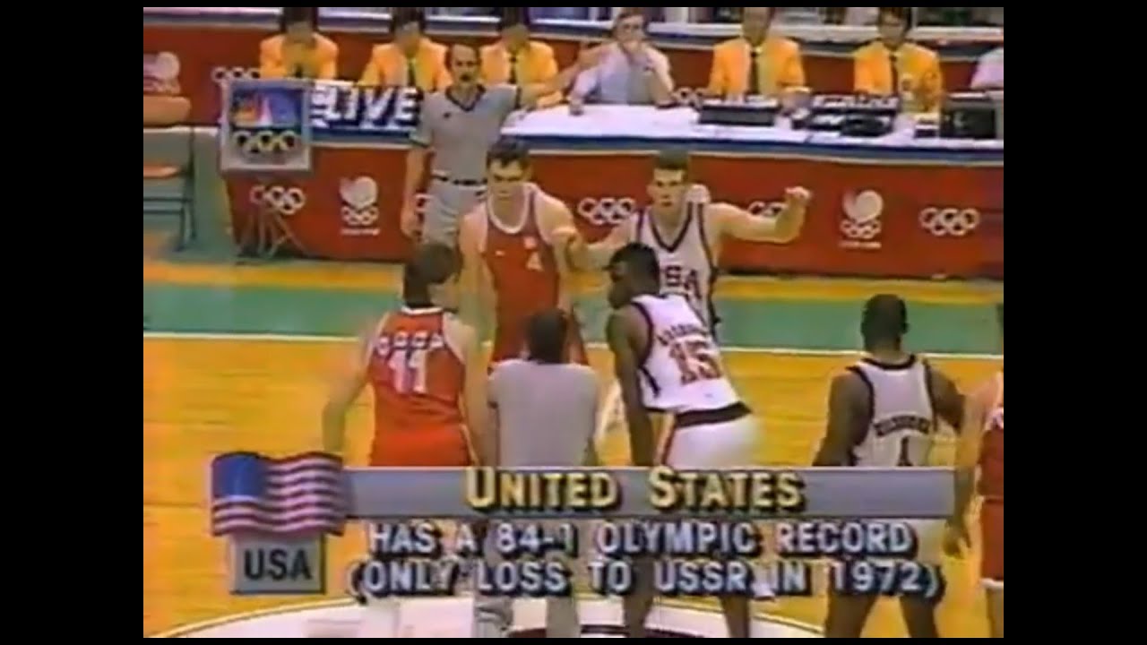 80s USA National Basketball Team Tour 1988 t-shirt Medium - The