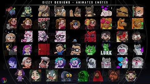 Dizzy Designs - Animated Emotes