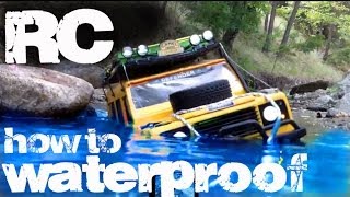 how to waterproof a rc axial scx10