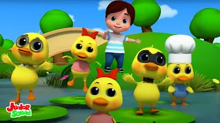 بطة صغيرة مضحكة | مقاطع فيديو تعليمية | أغاني الأطفال | Junior Squad Arabic | مرحلة ما قبل المدرسة