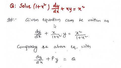 Problem on linear differential equation #1 , Engineering Mathematics